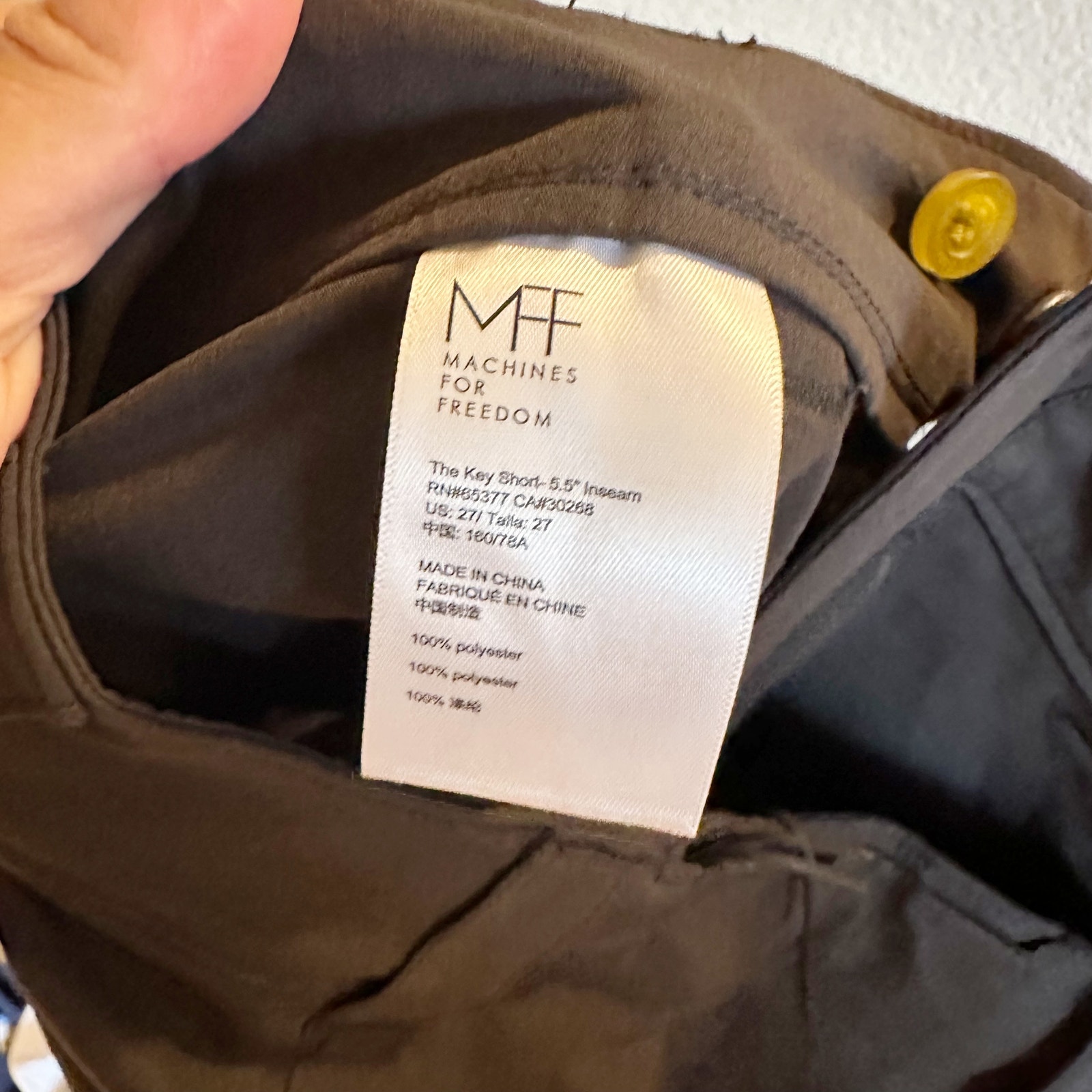 Nwt Machines For Freedom The Key Short 5.5 Inseam Black Cycling Gravel Size 27 — image 7 of 8